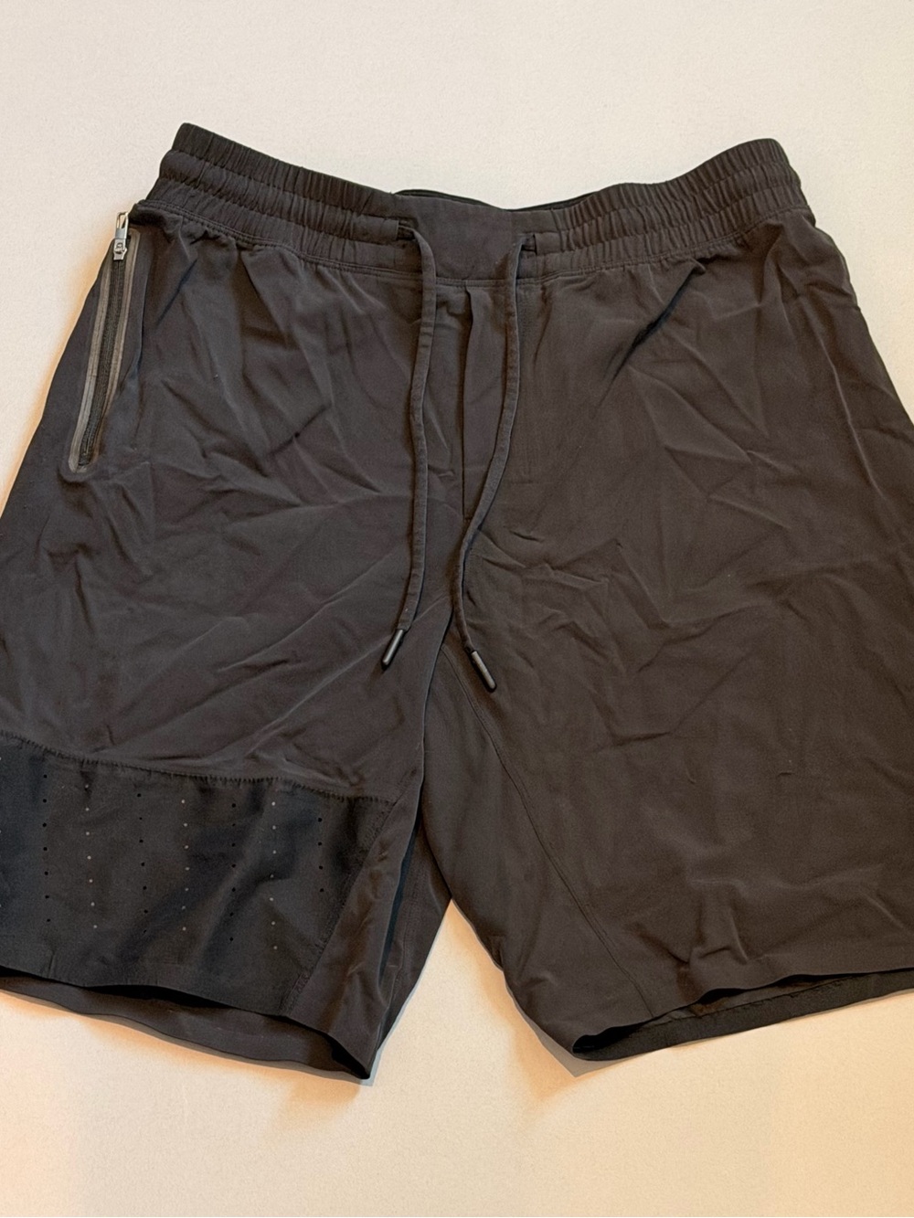 lululemon athletica Black Athletic Drawstring Gym Shorts